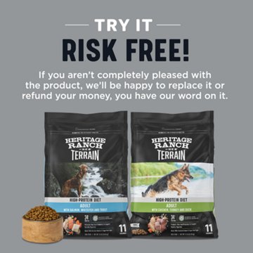Heritage Ranch by H-E-B Terrain High Protein Diet Adult Dry Dog Food - Salmon, Whitefish & Trout