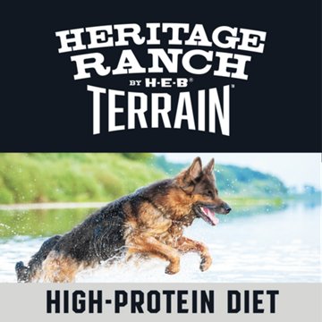 Heritage Ranch by H-E-B Terrain High Protein Diet Adult Dry Dog Food - Chicken, Turkey & Duck