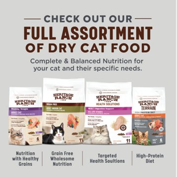 Heritage Ranch by H-E-B Terrain High Protein Diet Adult Dry Cat Food - Salmon, Whitefish & Trout