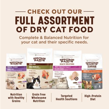 Heritage Ranch by H-E-B Skin + Digestion Support Adult Dry Cat Food - Chicken & Oatmeal