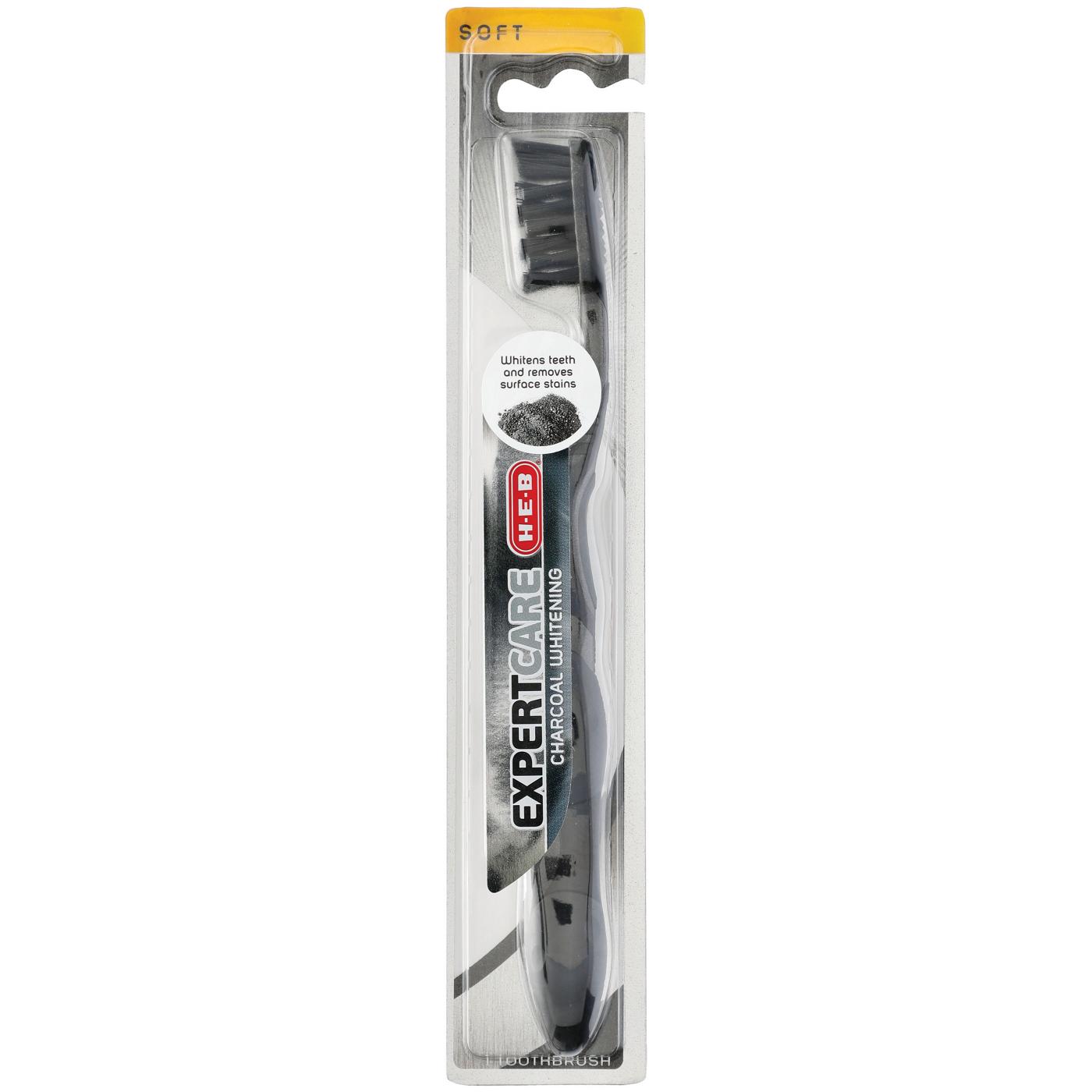 HEB Expert Care Charcoal Whitening Toothbrush Soft Shop