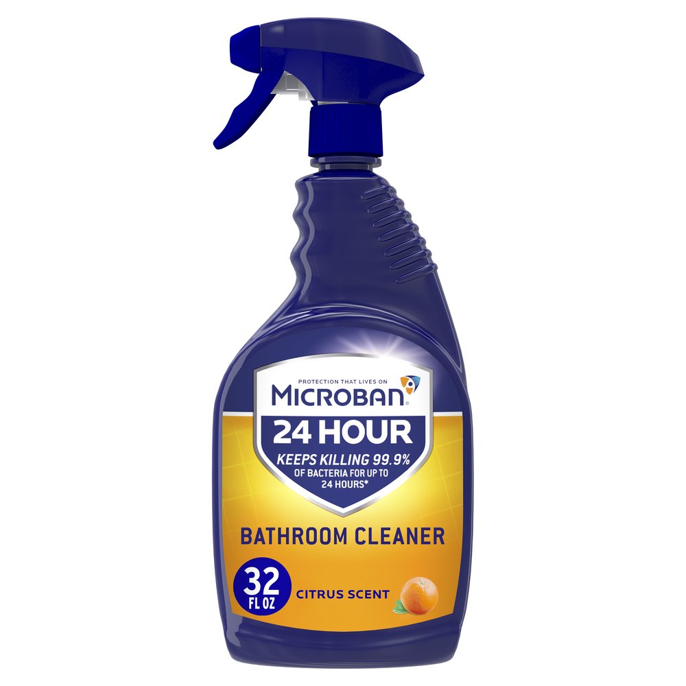 Microban Citrus 24 Hour Bathroom Cleaner and Sanitizing Spray Shop