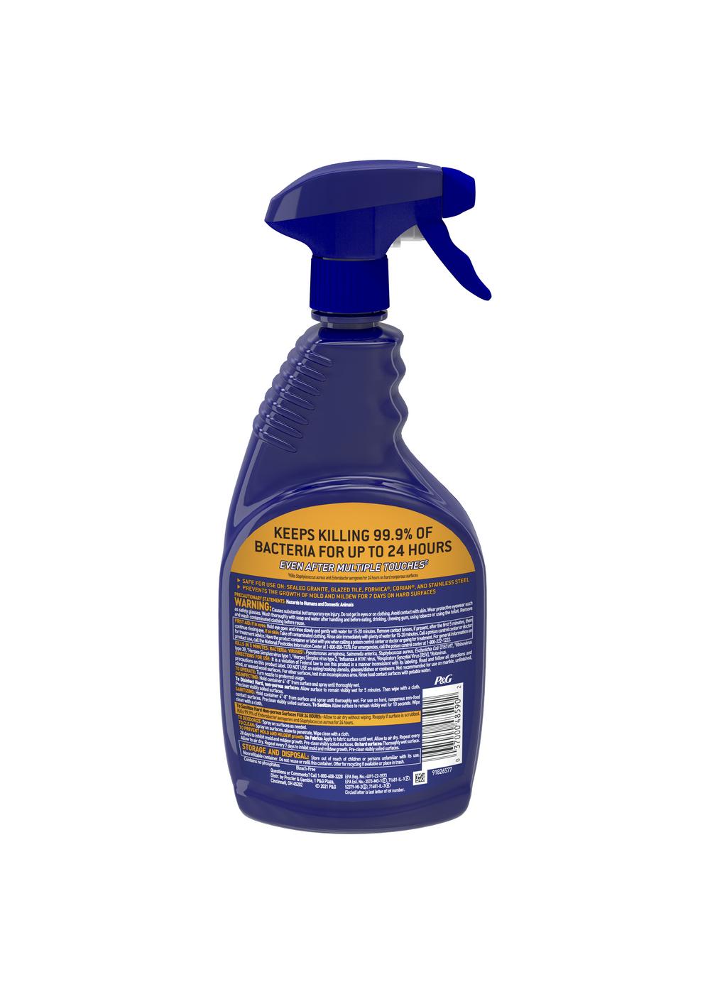 Microban Citrus 24 Hour Bathroom Cleaner and Sanitizing Spray; image 2 of 11