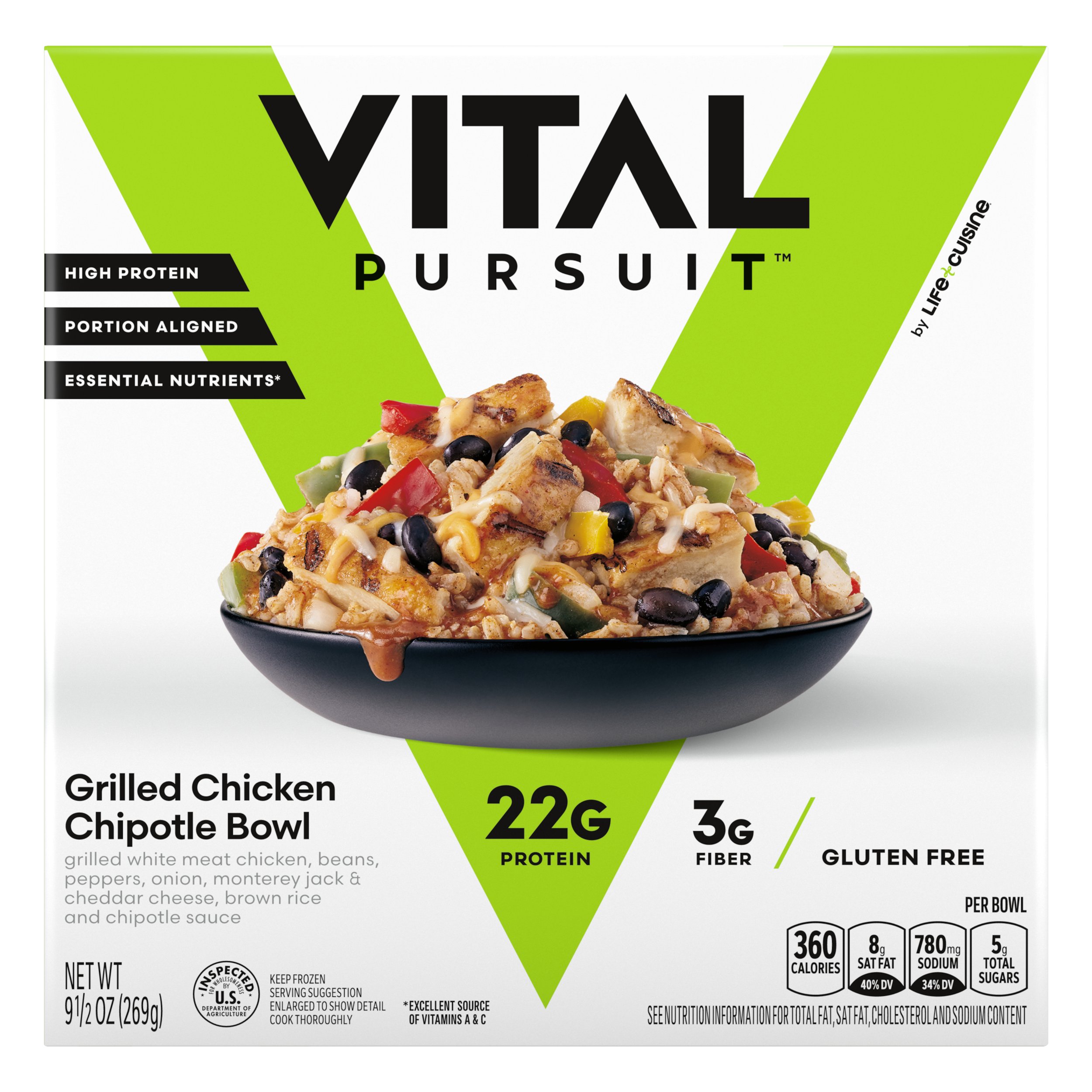 Life Cuisine Protein Lovers Chicken Enchilada Bowl Frozen Meal Shop