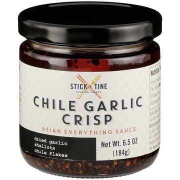 Stick + Tine Chile Garlic Crisp Asian Everything Sauce, 6.5 oz