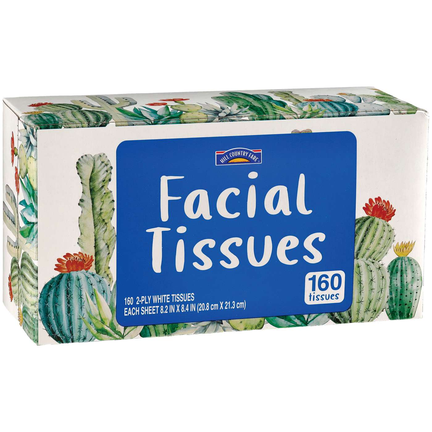Hill Country Fare Facial Tissues; image 1 of 4