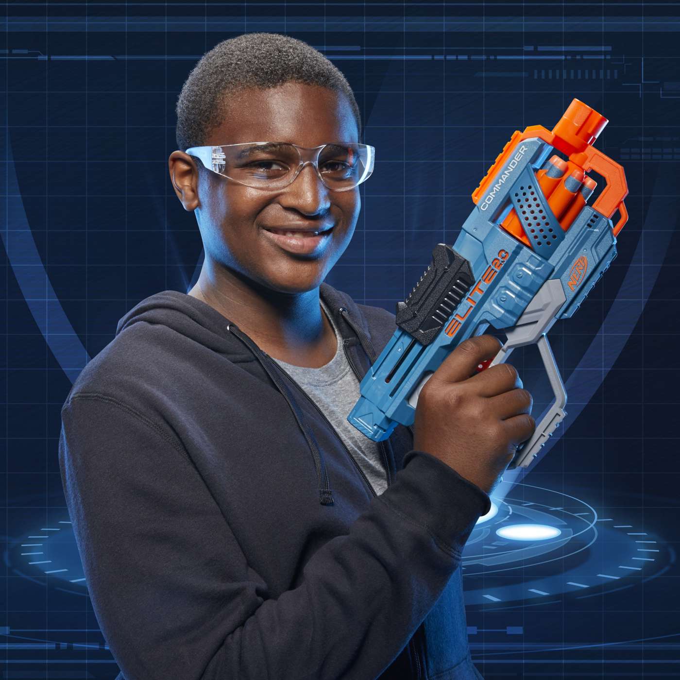 Nerf Elite 2.0 Commander RD-6 Blaster; image 2 of 3