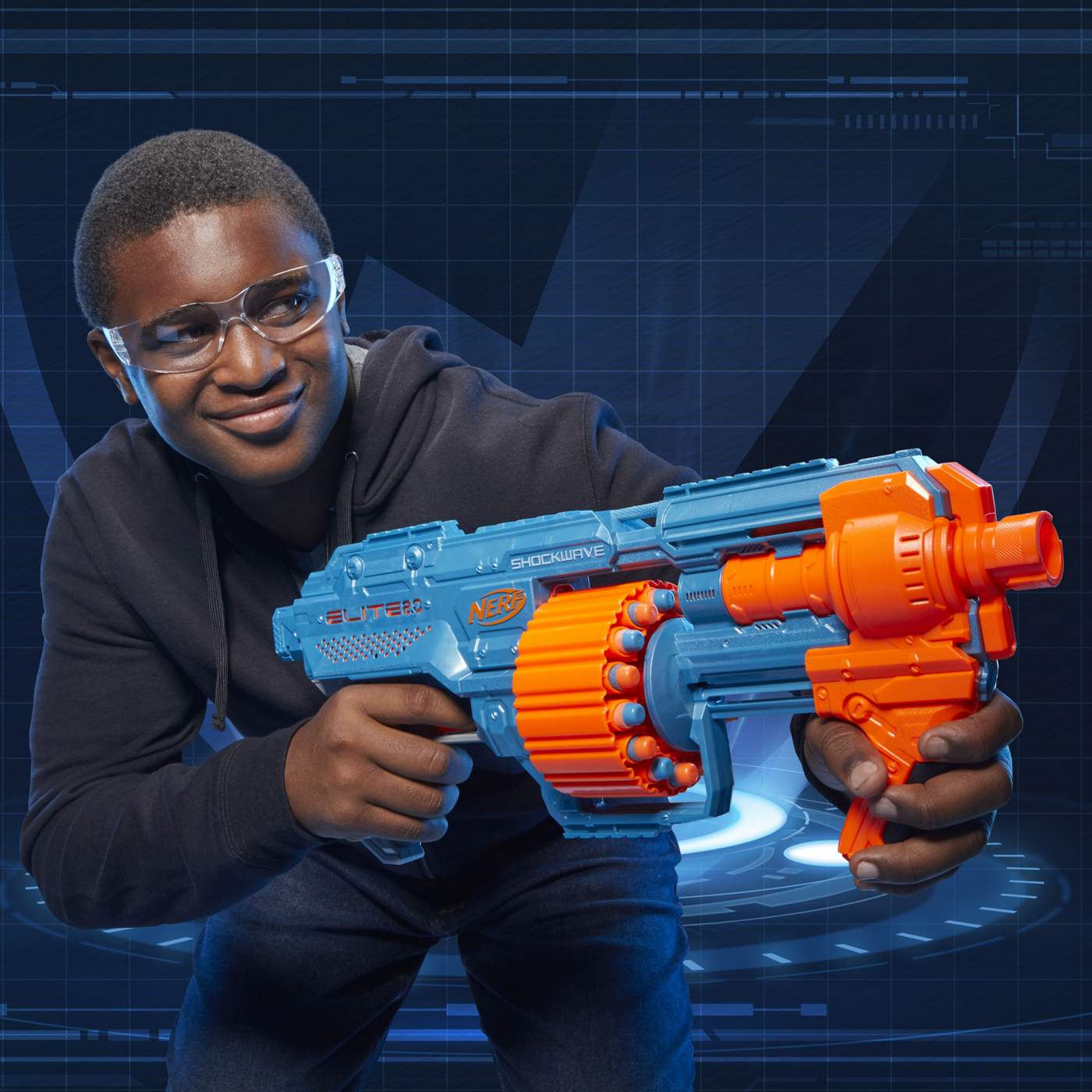 Nerf Elite 2.0 Shockwave RD-15 Blaster; image 3 of 4