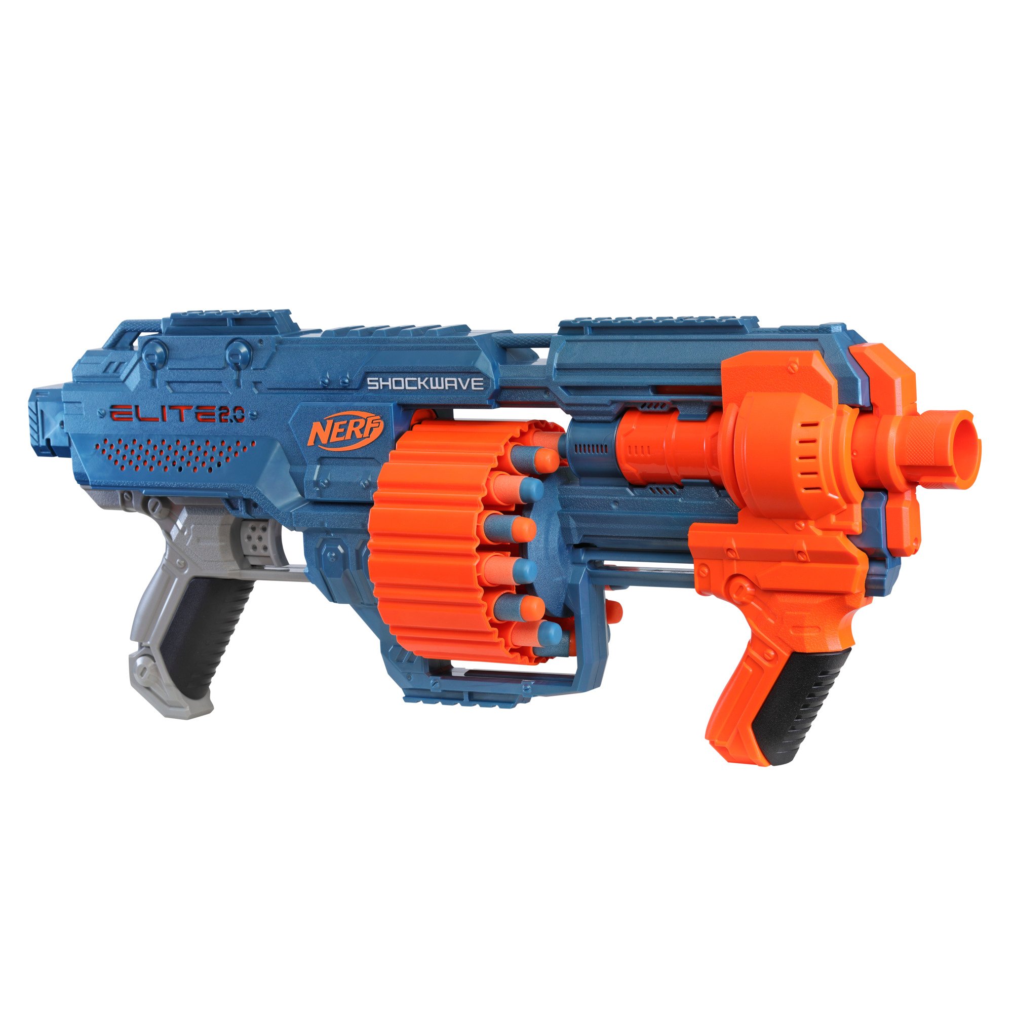 HASBRO Pistolet Elite 2.0 Shockwave RD-15 Nerf pas cher 