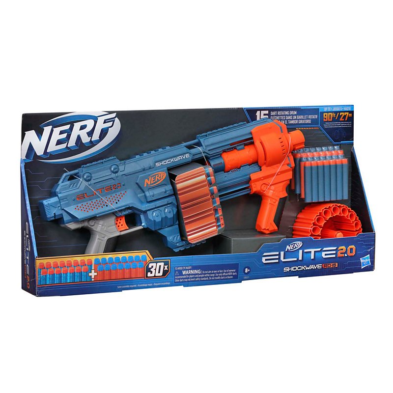 Kostbaar Malaise hun Nerf Elite 2.0 Shockwave RD-15 Blaster - Shop Toys at H-E-B