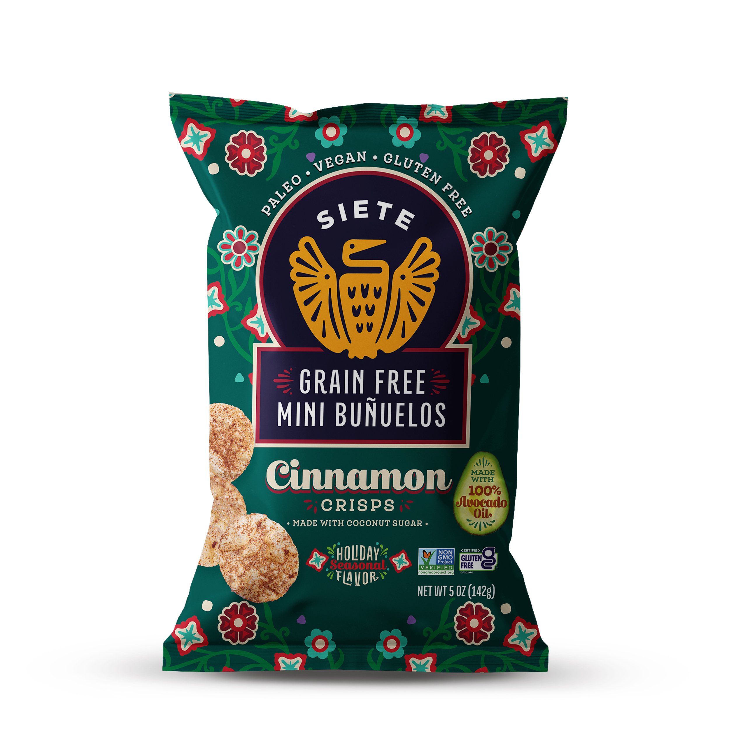 Siete GrainFree Mini Buñuelos Cinnamon Crisps Shop Chips at HEB