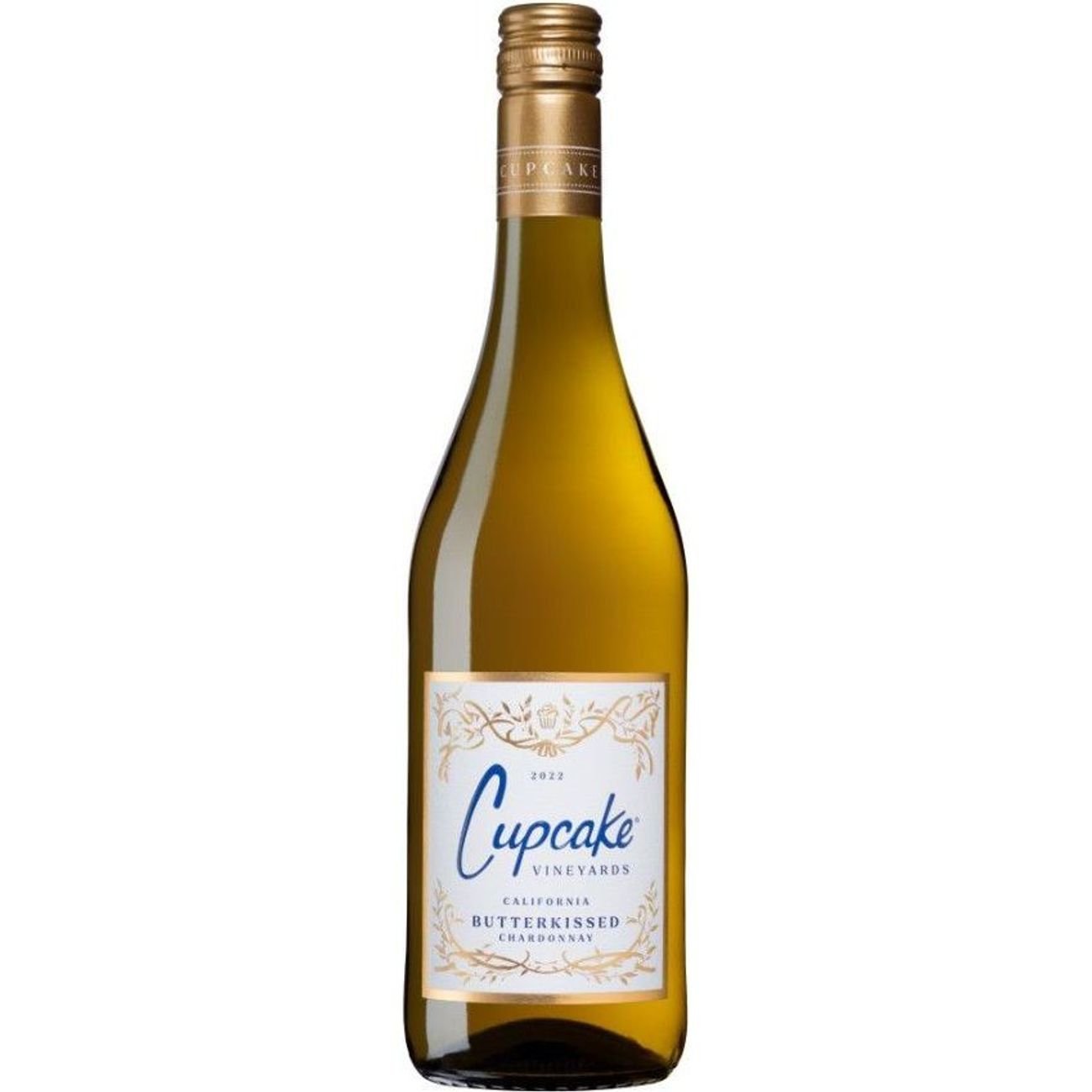 Cupcake Vineyards Butterkissed Chardonnay California White Wine, 750 mL
