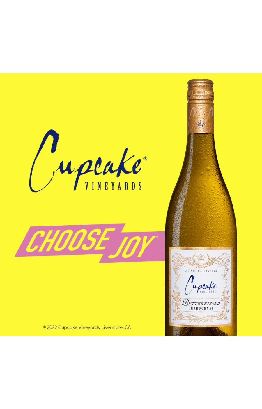 Cupcake Vineyards Butterkissed Chardonnay California White Wine; image 3 of 10