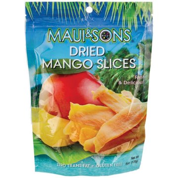 Maui & Sons Dried Mango Slices, 6 oz