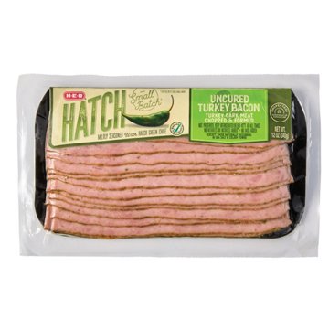 H-E-B Hatch Chile Uncured Turkey Bacon