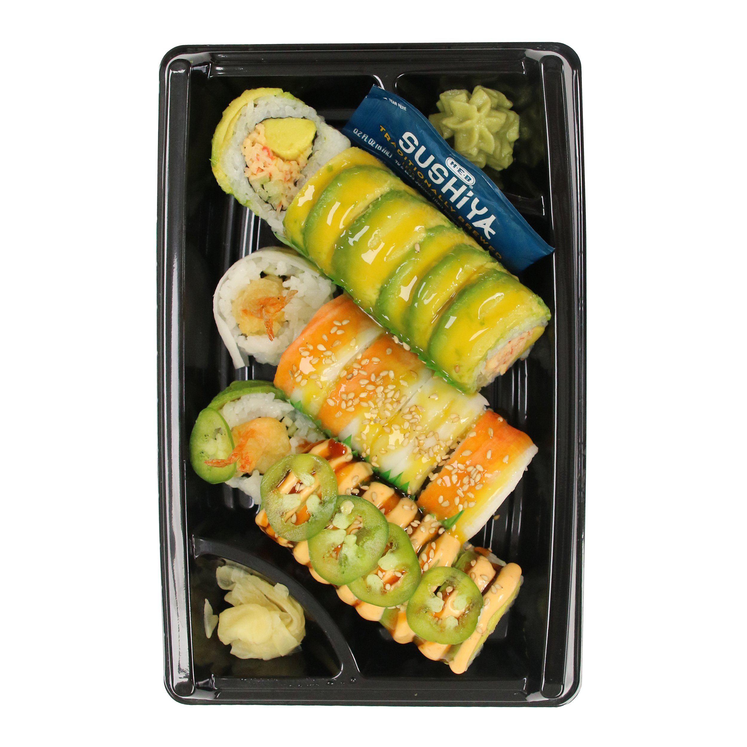HEB Sushiya Tropical Sushi Roll Combo Pack Shop Sushi at HEB