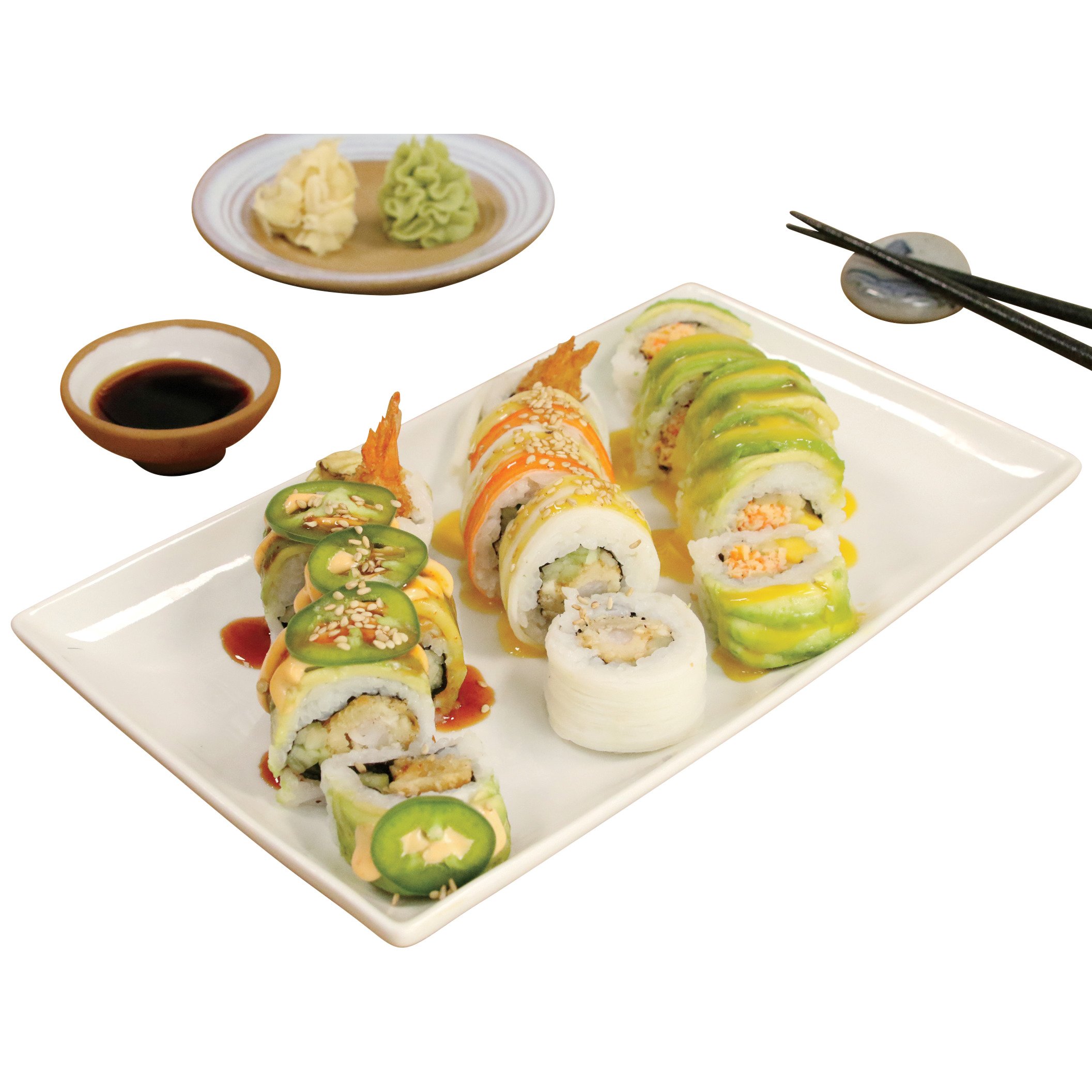 H-E-B Sushiya Tropical Sushi Roll Combo Pack - Shop Sushi At H-E-B