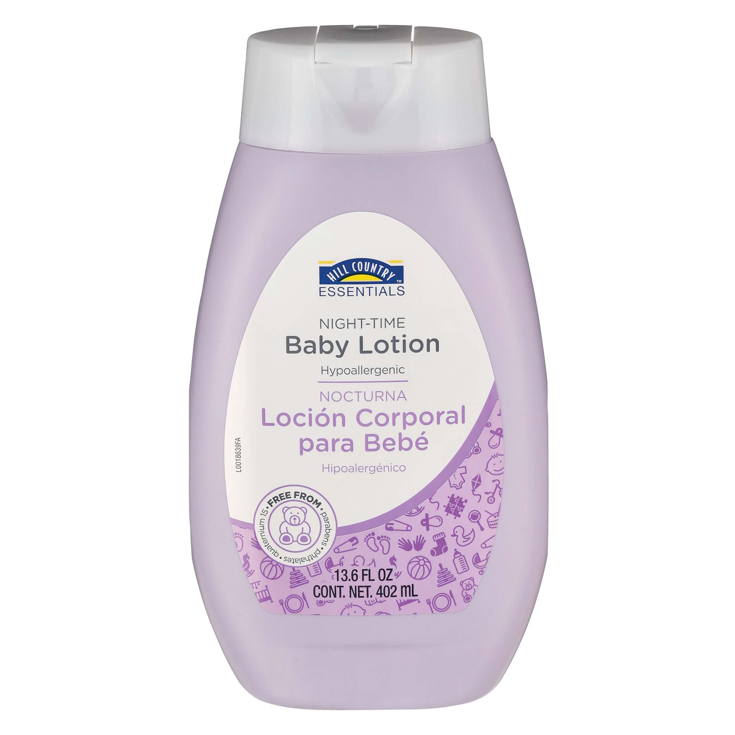 Baby lotion night sales time