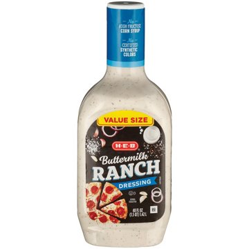 H-E-B Buttermilk Ranch Salad Dressing Value Size, 48 oz