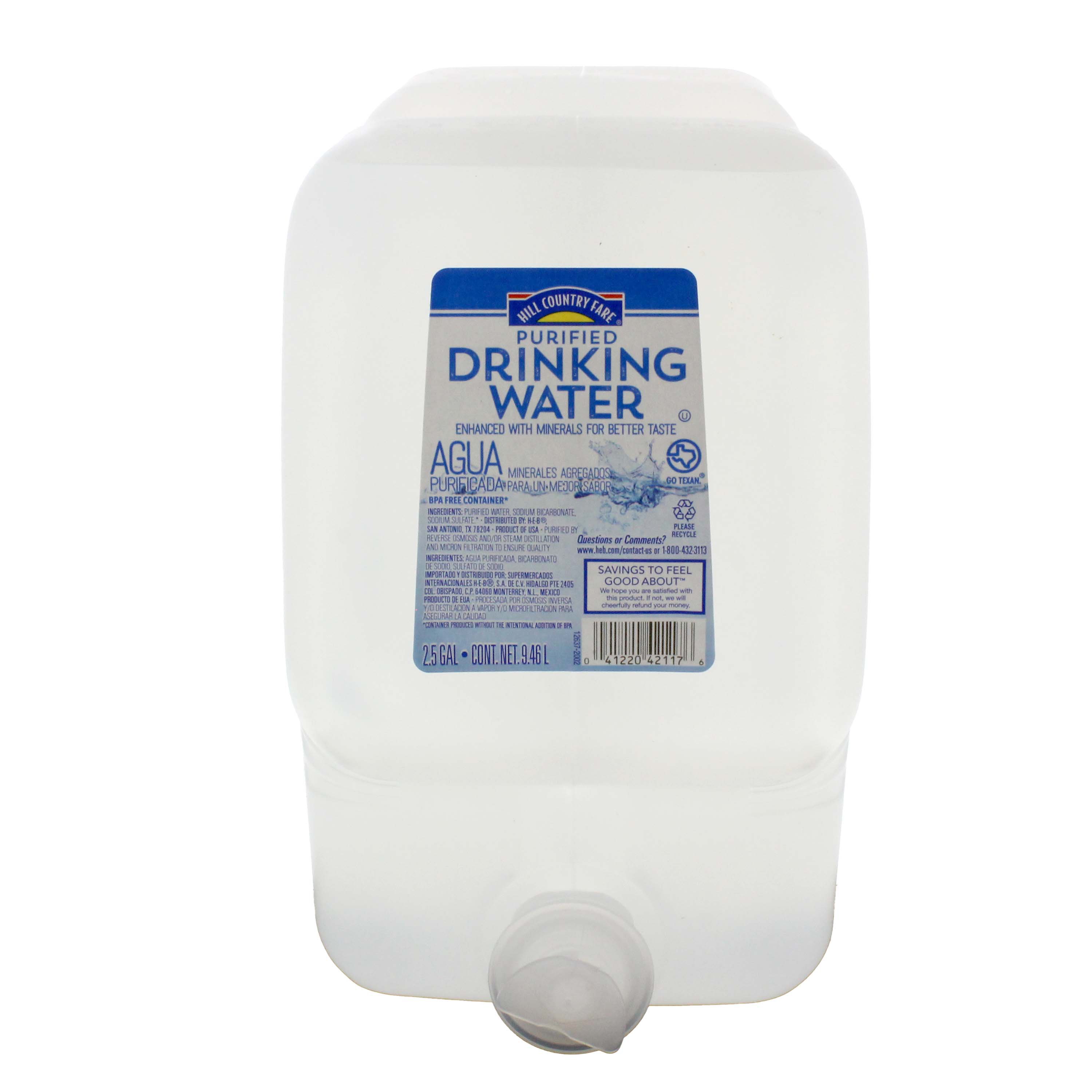 Hill Country Fare Purified Drinking Water - Shop Water at H-E-B