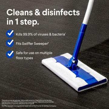 Clorox Scentiva Disinfecting Wet Mopping Cloths - Lavender & Jasmine, 24 ct