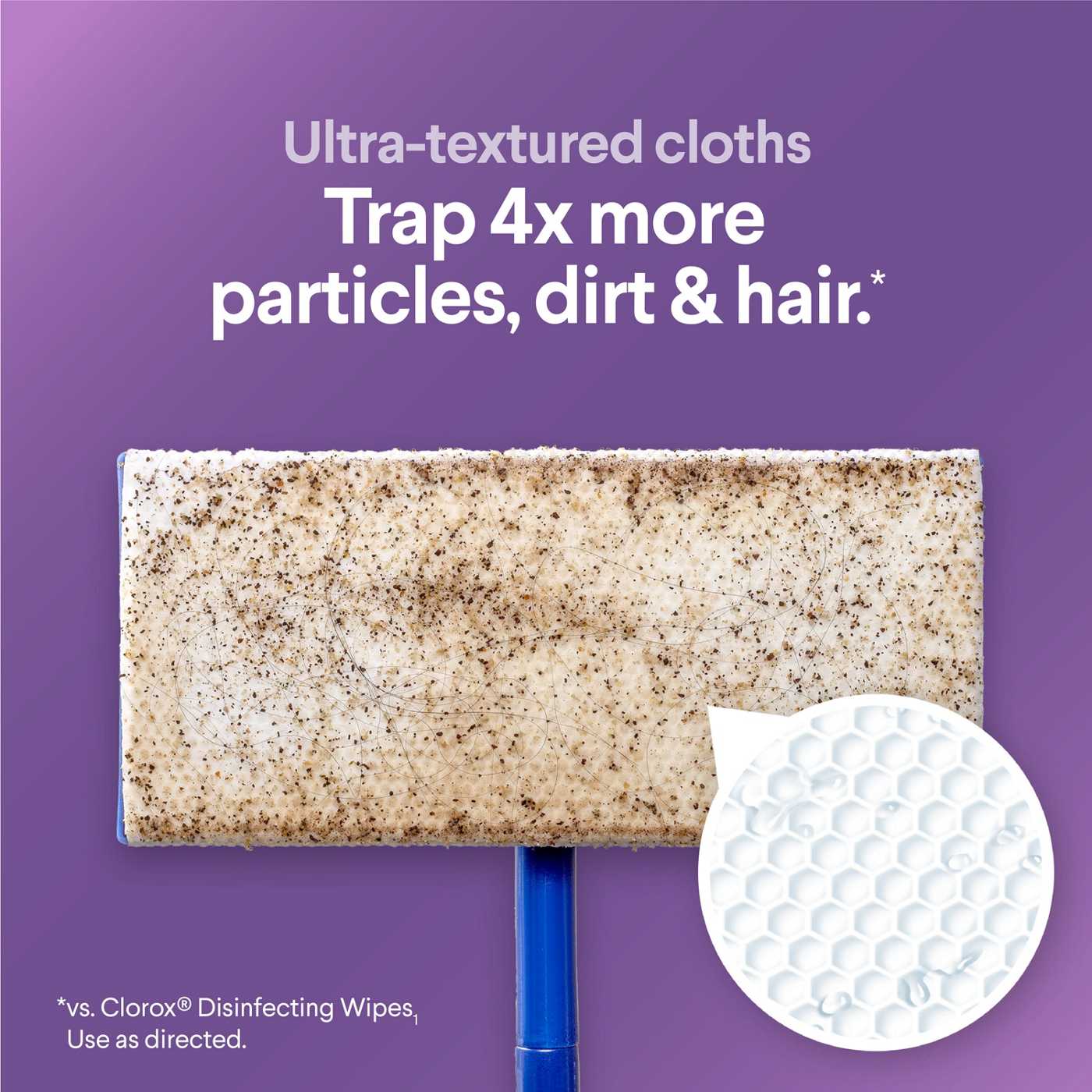 Clorox Scentiva Disinfecting Wet Mopping Refill Cloths - Lavender & Jasmine; image 8 of 12