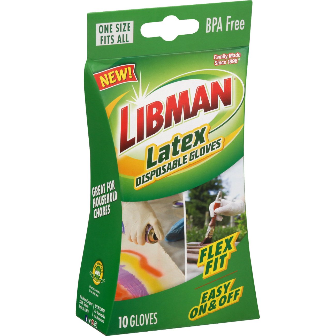 Libman Disposable Latex Gloves Shop Cleaning Tools at HEB