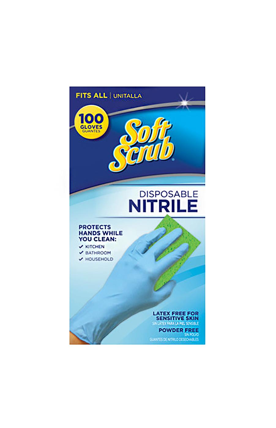 Soft Scrub Disposable Gloves Nitrile; image 1 of 2