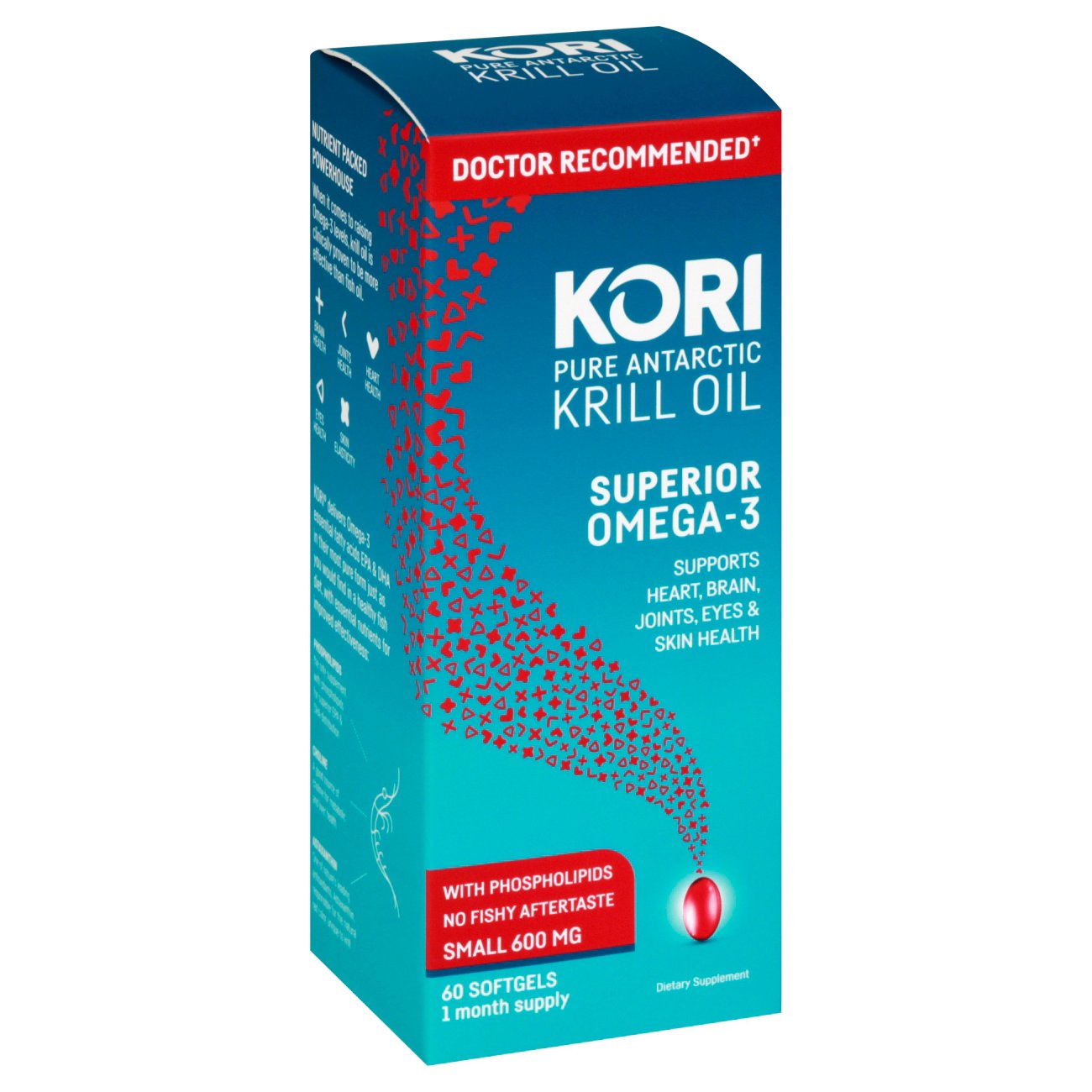 Kori Pure Antarctic Krill Oil 600mg Shop Diet & Fitness at HEB