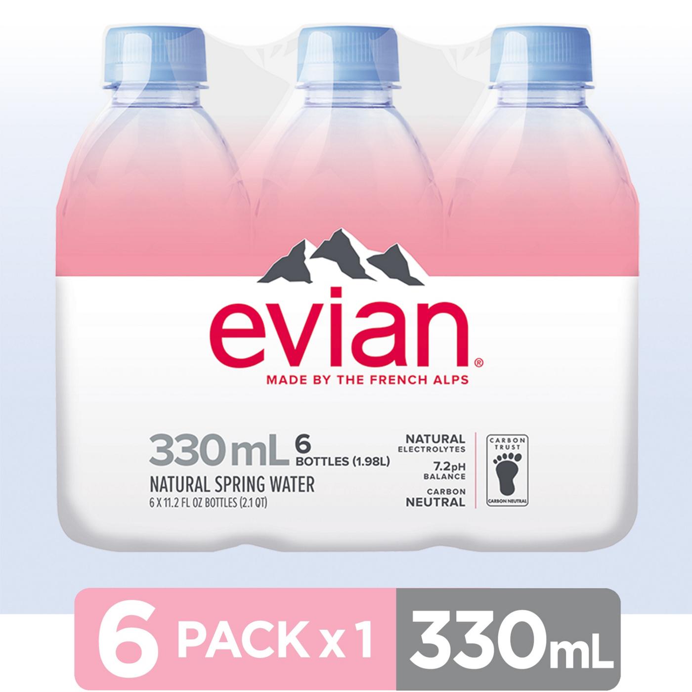 Evian Spring Water 11.2 oz Bottles Shop Water at HEB