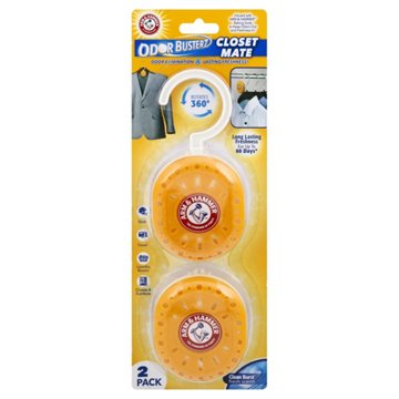 Arm & Hammer Odor Busterz Fresh Scent Closet Mate, 2 ct