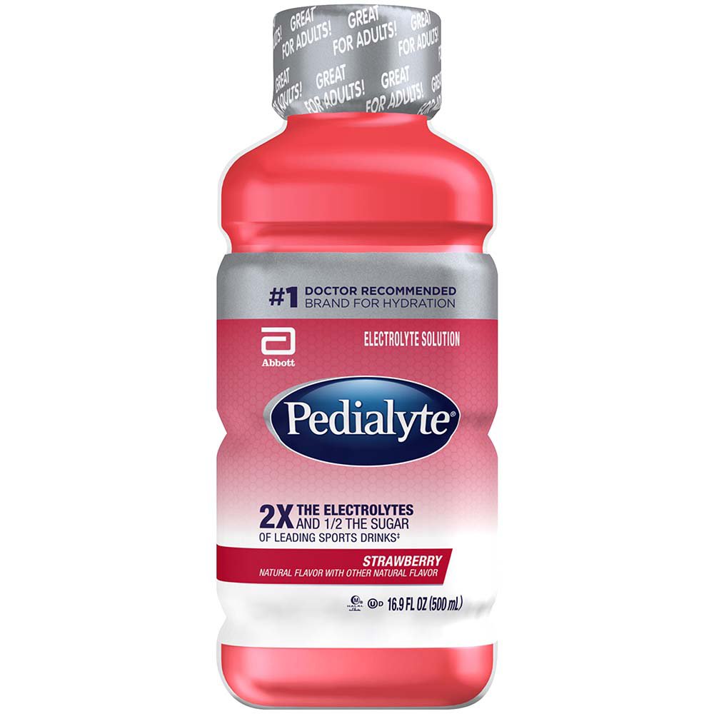 Pedialyte Electrolyte Solution - Strawberry - Shop Electrolytes ...