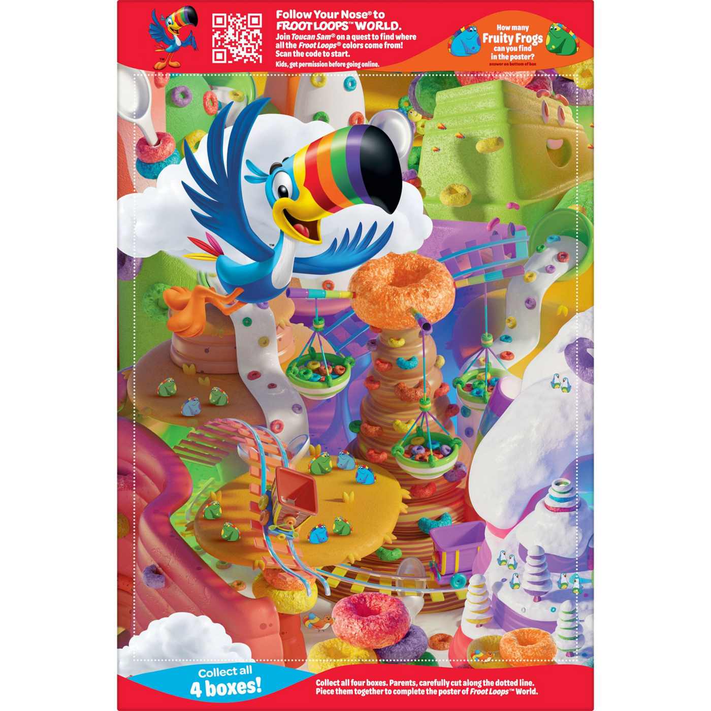 Kellogg's Froot Loops Original Cold Breakfast Cereal; image 2 of 5