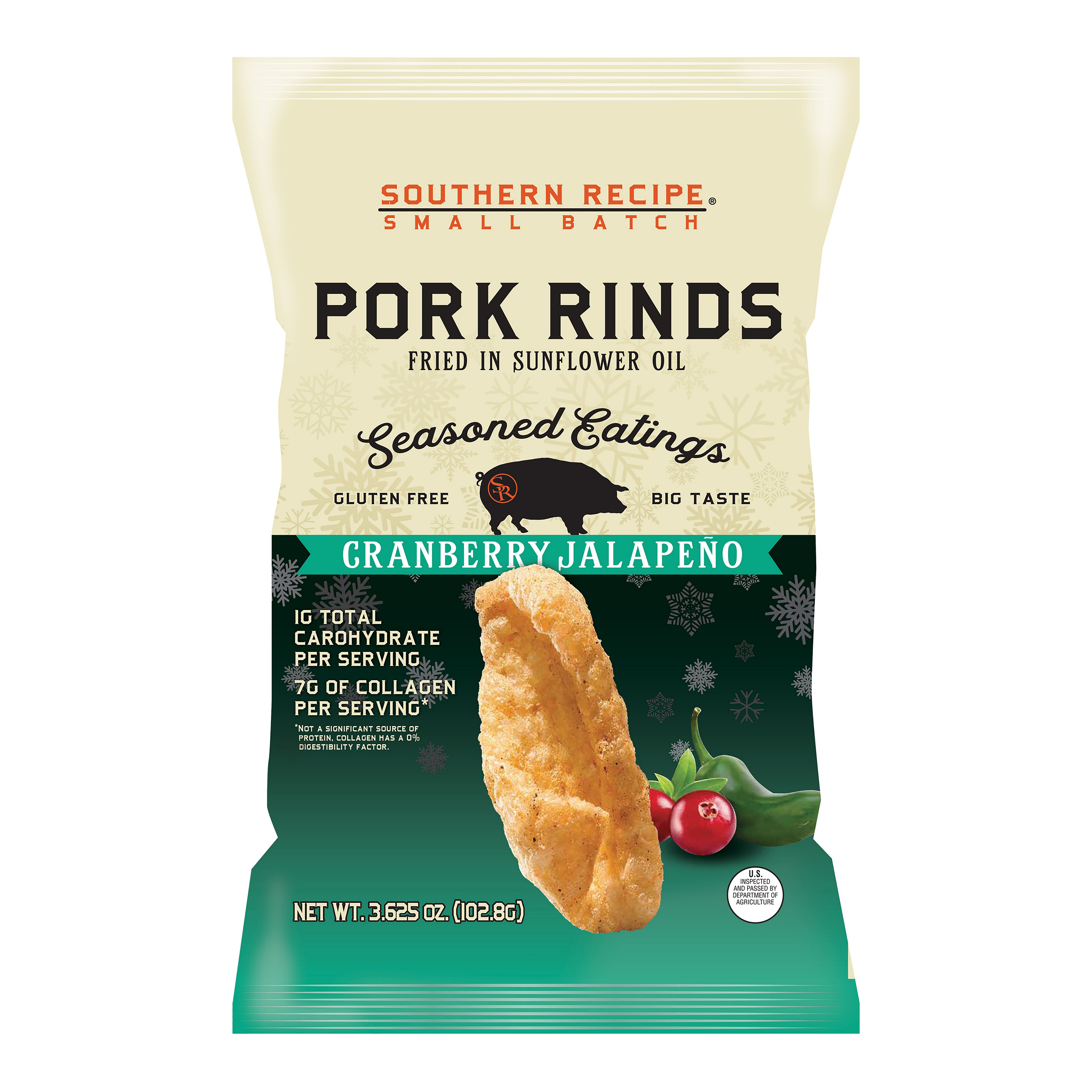 Southern Recipe Small Batch Pork Rinds Cranberry Jalapeño Shop Chips At H E B 1542