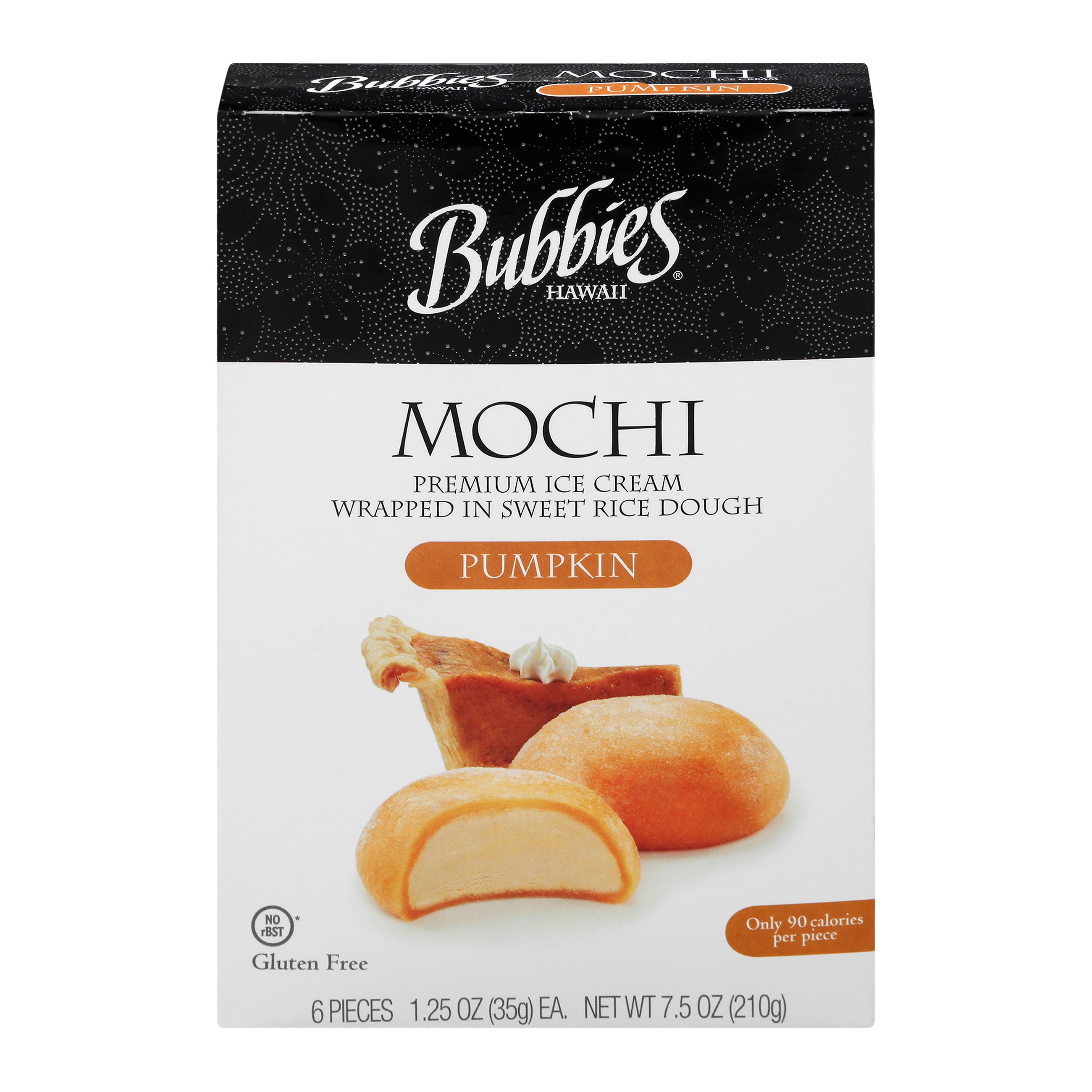 Bubbies Mochi Ice Cream - Pumpkin - Shop Ice cream at H-E-B