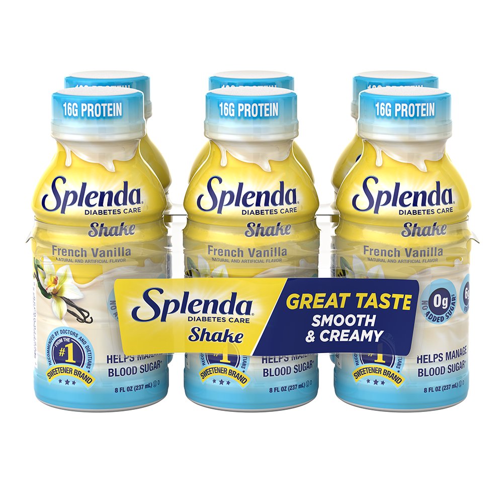 Splenda Diabetes Care Shake - French Vanilla, 6 pk