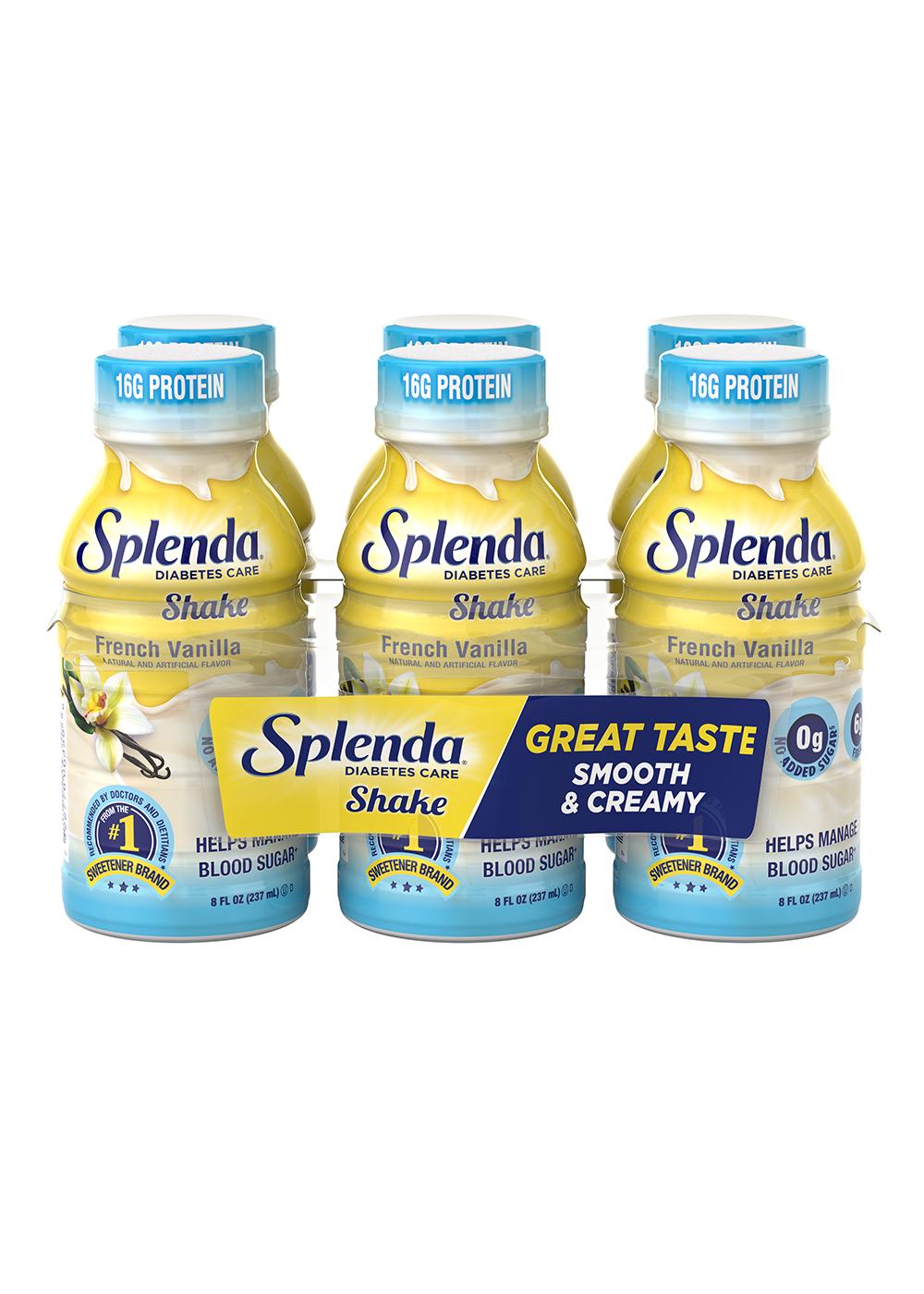 Splenda Diabetes Care French Vanilla Shake 8 oz Bottles; image 1 of 5