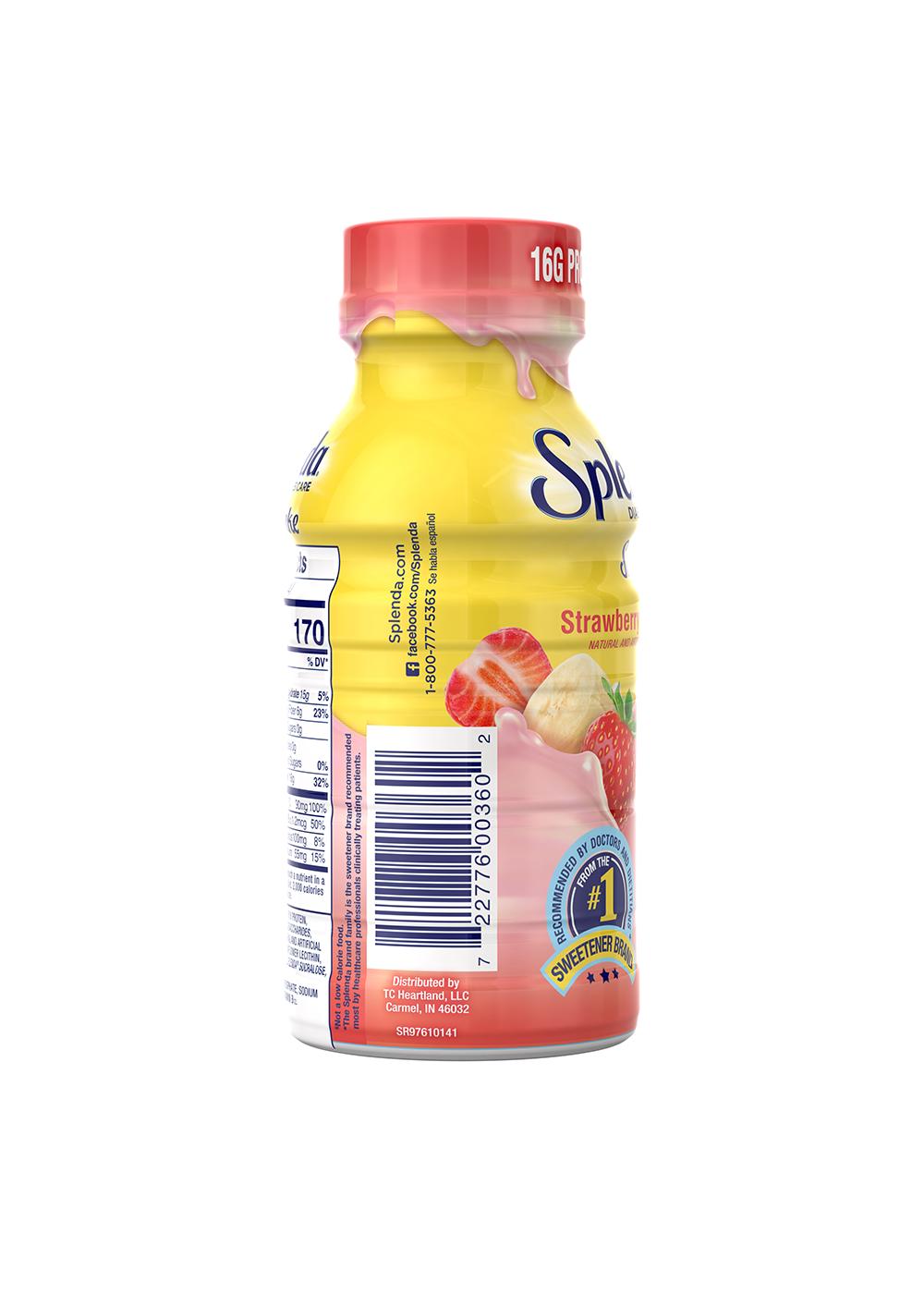 Splenda Diabetes Care Diabetes Care Strawberry Banana Shake 8 oz Bottles; image 3 of 5