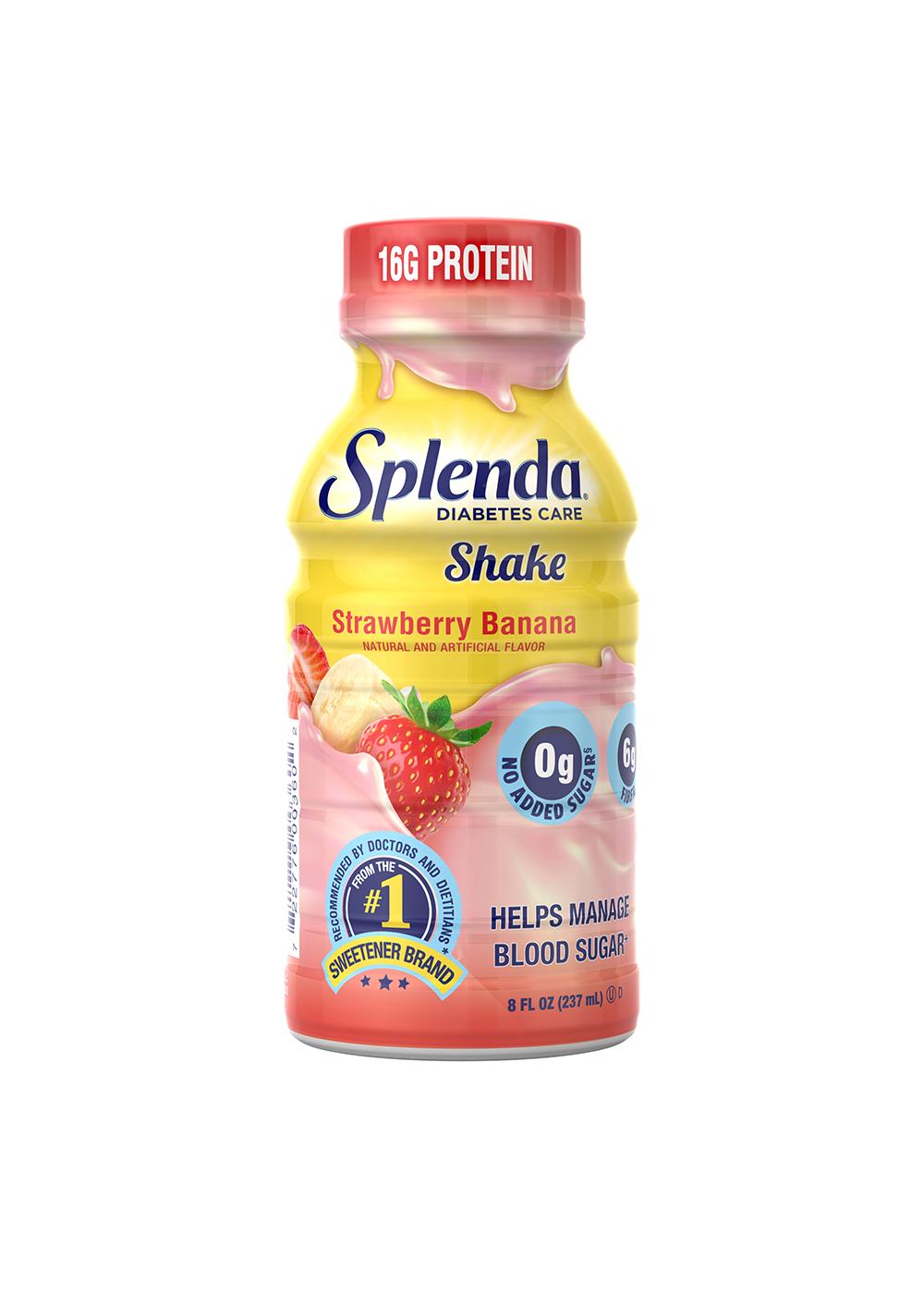 Splenda Diabetes Care Diabetes Care Strawberry Banana Shake 8 oz Bottles; image 4 of 5