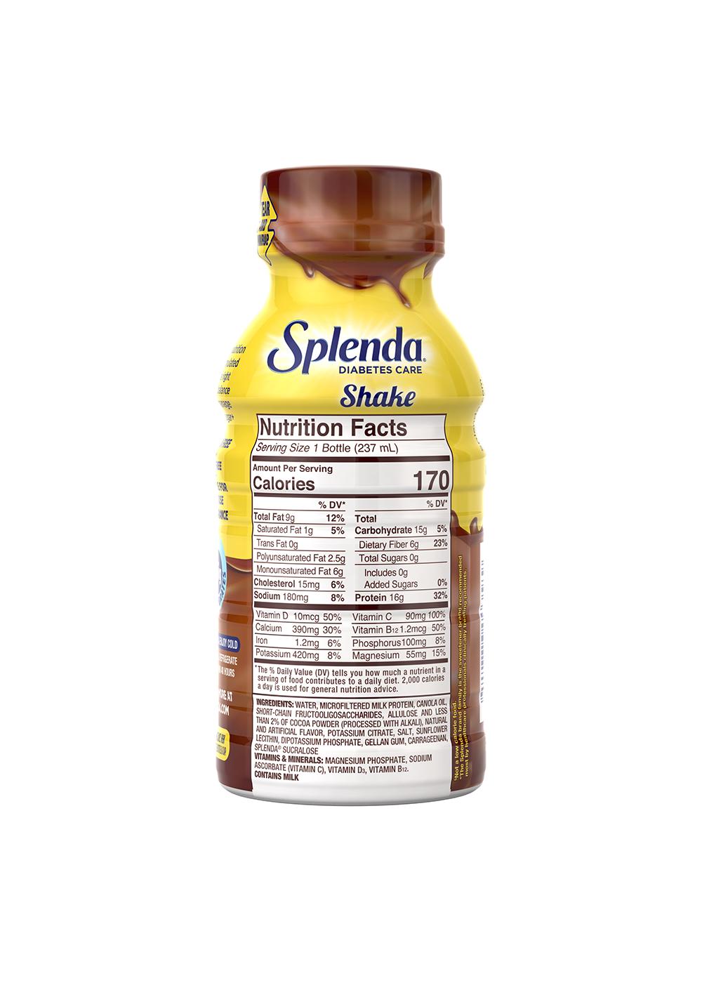 Splenda Diabetes Care Shake - Milk Chocolate; image 4 of 5