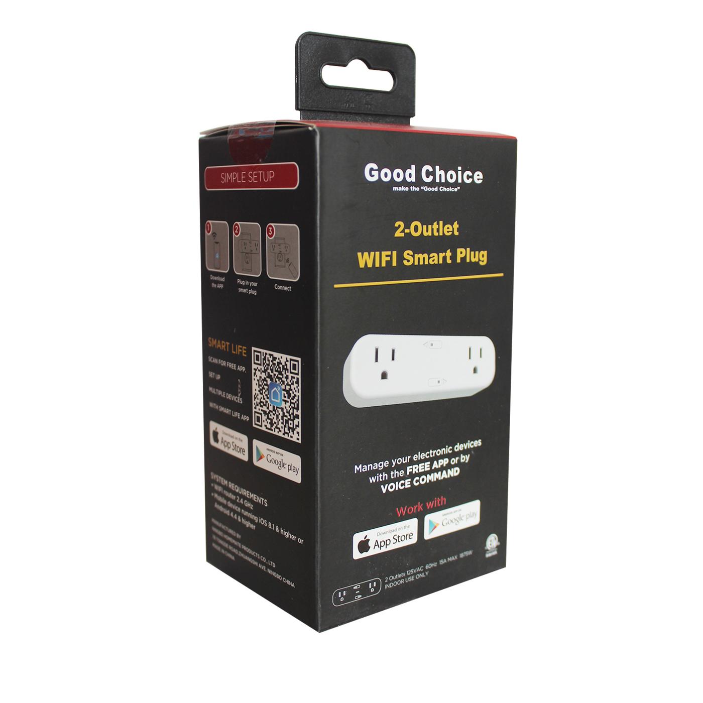 Good Choice Smart Wi-Fi Outdoor 2-Outlet Plug - Shop Smart Home Accessories  at H-E-B