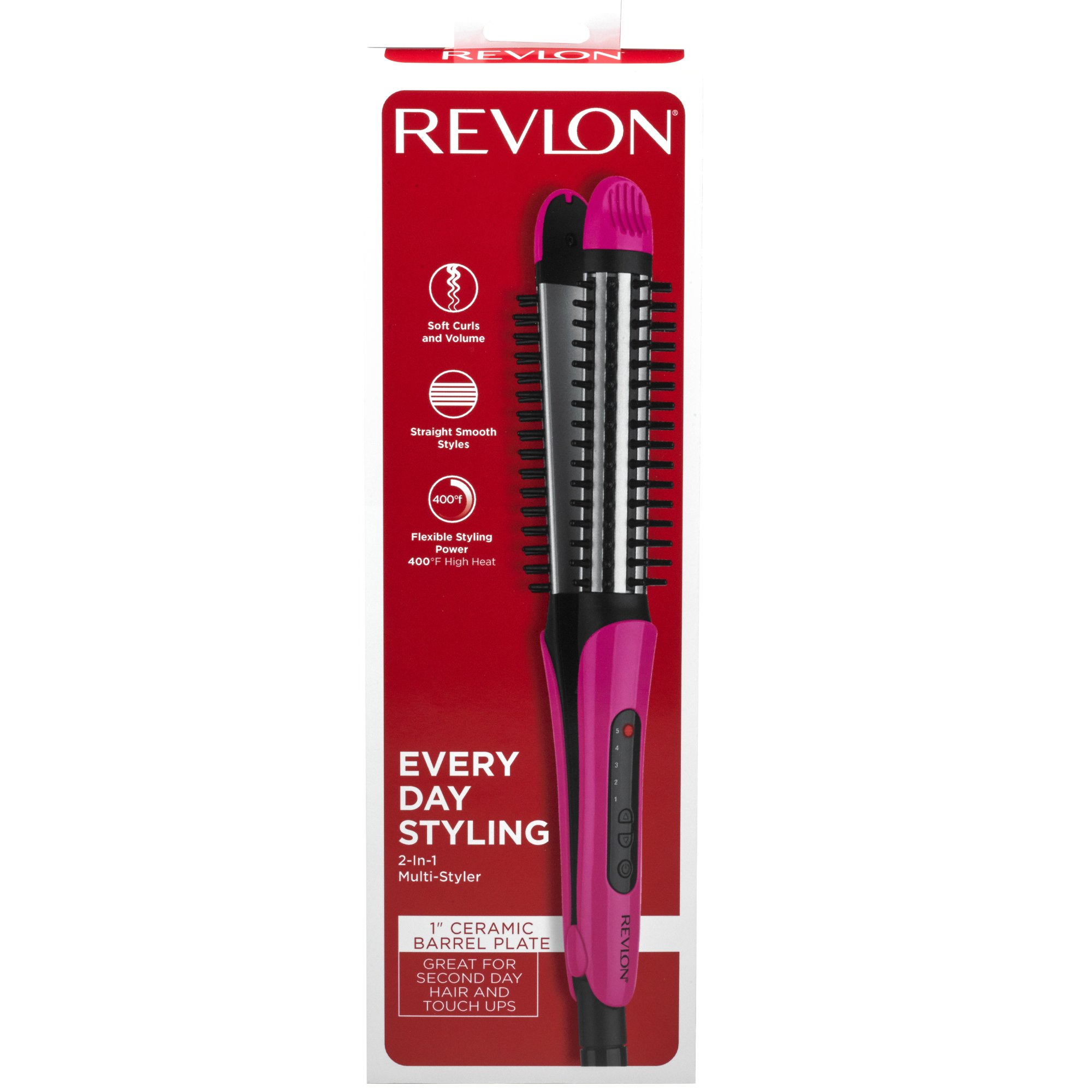 Revlon MultiStyler Flat Iron and Curling Wand 1 in Shop Curling & flat irons at HEB