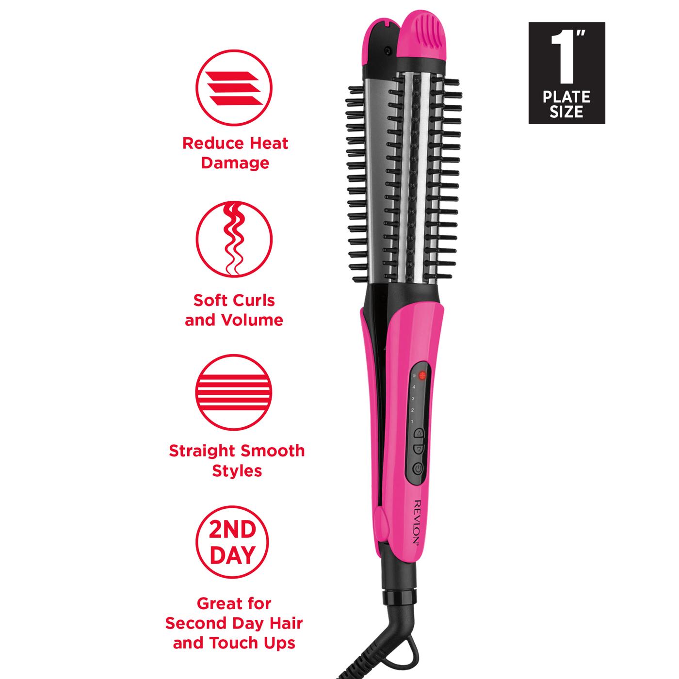 Revlon MultiStyler Flat Iron and Curling Wand 1 in Shop Curling & flat irons at HEB