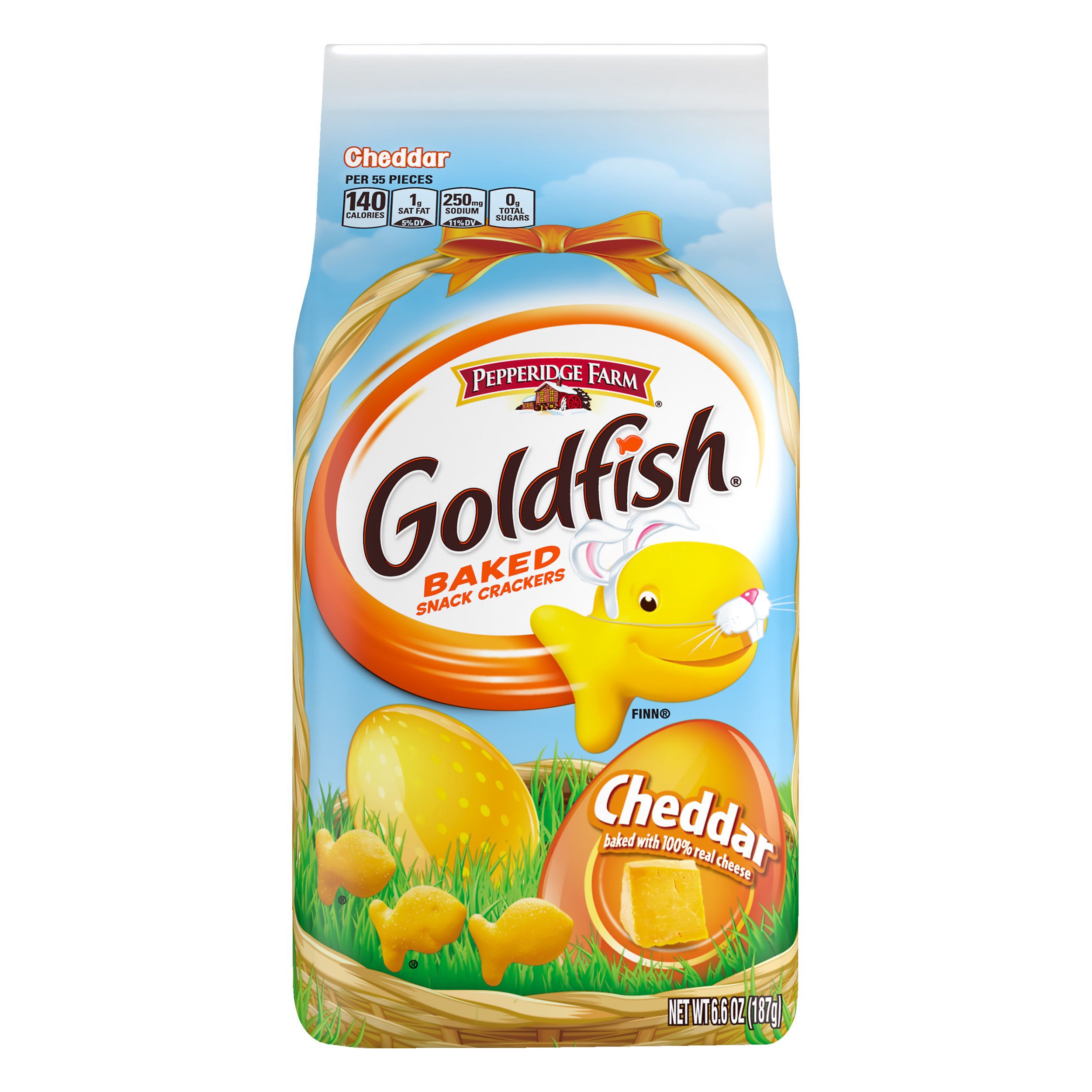 Pepperidge Farm Goldfish Easter Cheddar Baked Snack Crackers Shop Crackers & Breadsticks at HEB