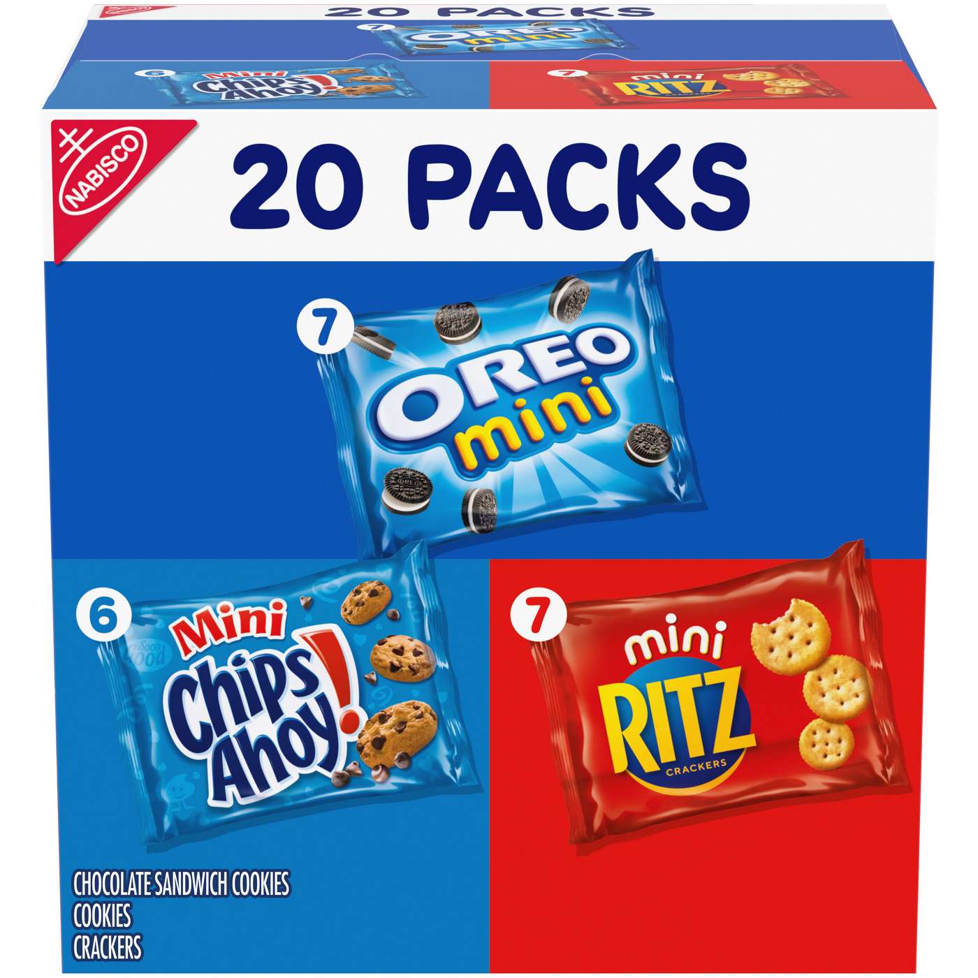 Nabisco Variety Mini Snack Pack 1 oz Bags - OREO, Chips Ahoy! & RITZ Crackers; image 1 of 8