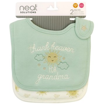 Neat Solutions Heaven Bib Set - Patterns May Vary, 2 ct