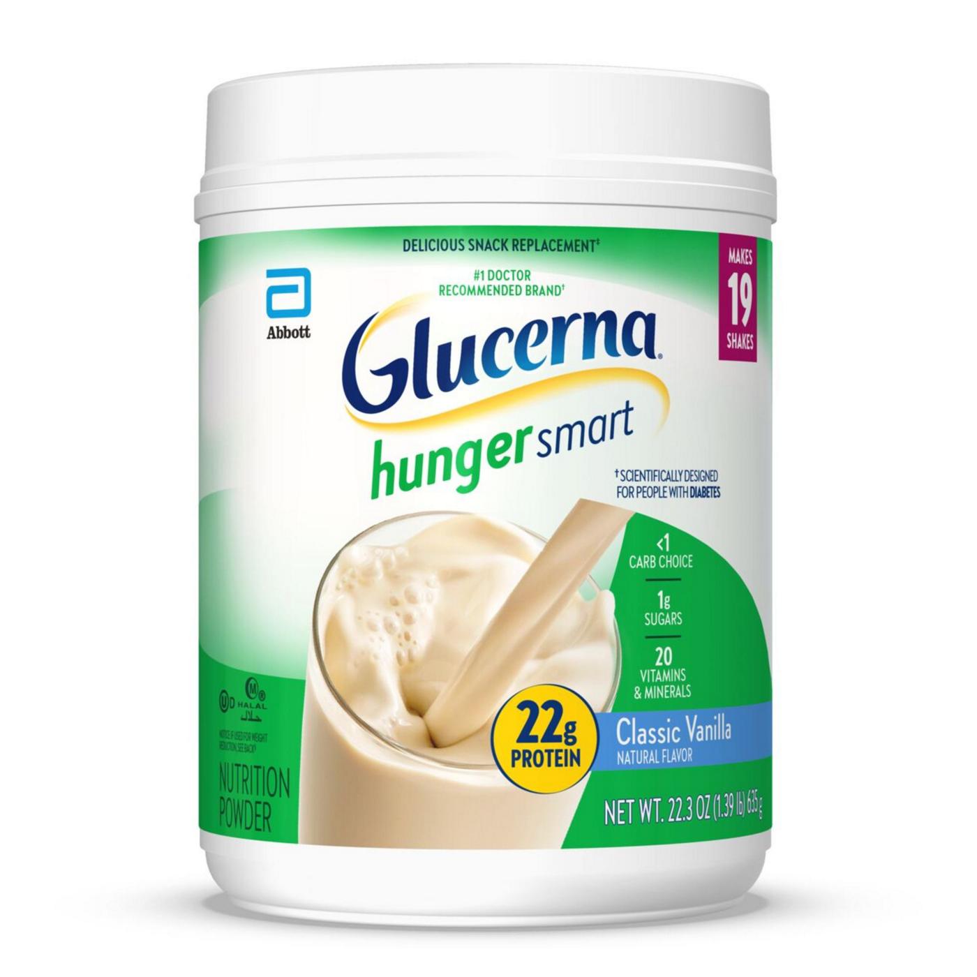 Glucerna Hunger Smart Powder, Homemade Vanilla; image 1 of 6