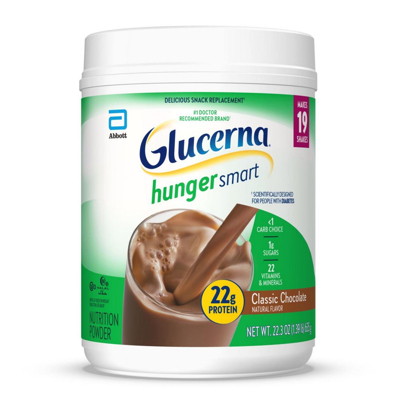 Glucerna Hunger Smart Powder, Rich Chocolate; image 1 of 6