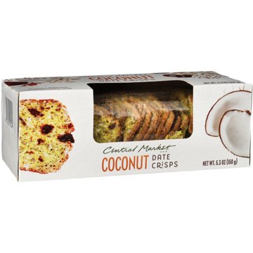 Central Market Coconut Date Crisps, 5.3 oz