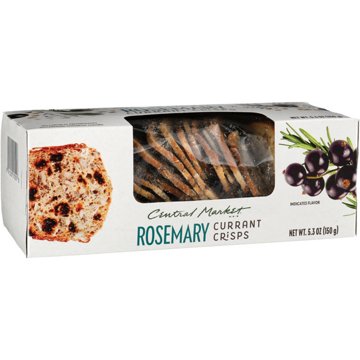 Central Market Rosemary Currant Crisps, 5.3 oz